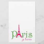 Ik hou van Parijs Flyer (Achterkant)