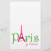 Ik hou van Parijs Flyer (Voorkant)