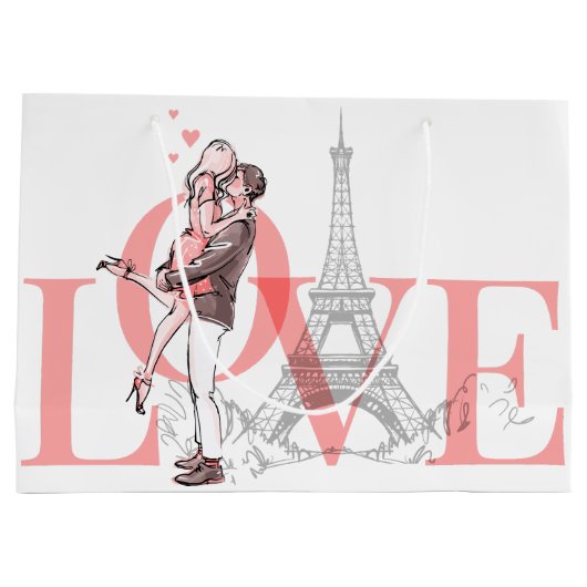 Ik hou van Parijs Groot Cadeauzakje (Achterkant)