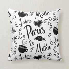 Ik hou van Parijs in de ochtend Kussen