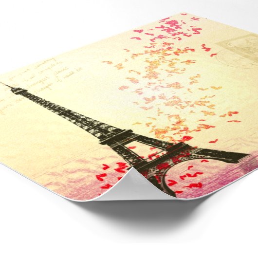 Ik hou van Parijs in Springtime Poster (Hoek)