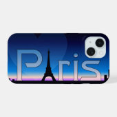 Ik hou van Parijs iPhone 15 Case (Achterkant horizontaal)