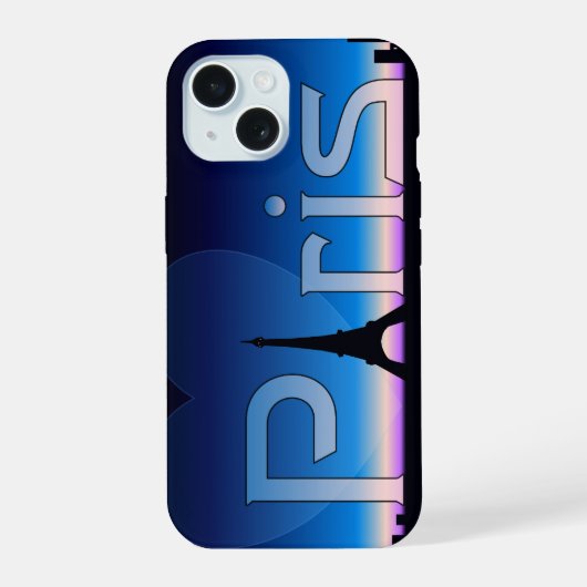 Ik hou van Parijs iPhone 15 Case (Achterkant)