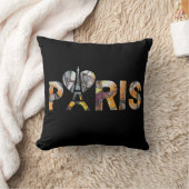 Ik hou van Parijs met een kleurrijk stedelijk inte Kussen (Deken)