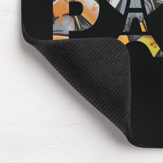 Ik hou van Parijs met een kleurrijk stedelijk inte Muismat (Hoek)