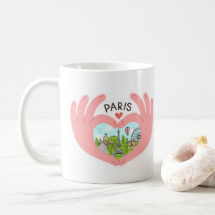 Ik hou van Parijs, romantisch reisgeïnspireerd Par Koffiemok