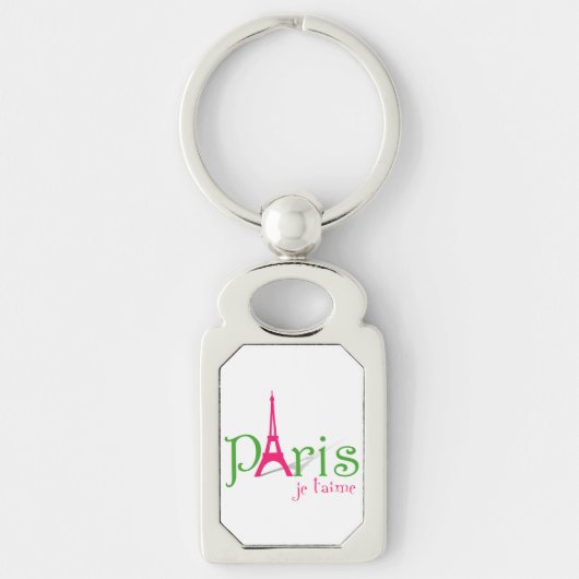 Ik hou van Parijs Sleutelhanger (Voorkant)