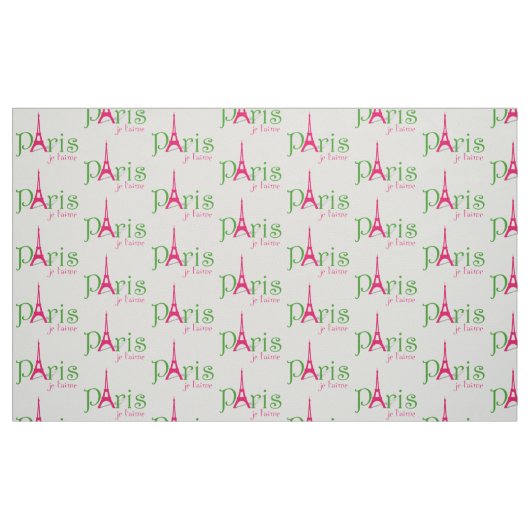 Ik hou van Parijs Stof (Fat Quarter)
