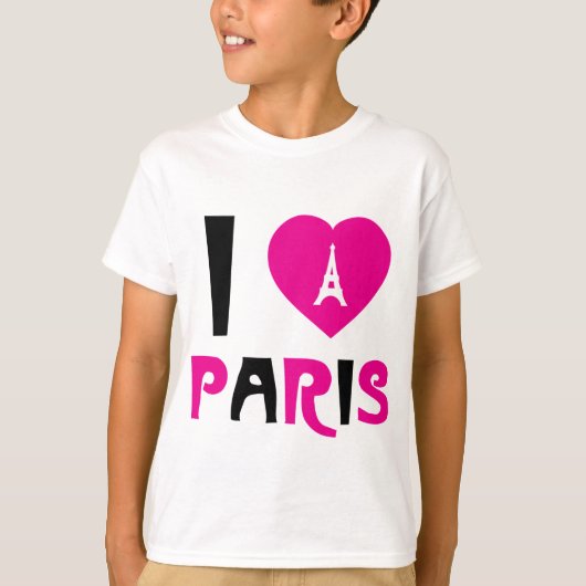 Ik hou van Parijs T-shirt (Voorkant)