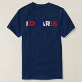 Ik hou van Parijs T-shirt (Design voorkant)