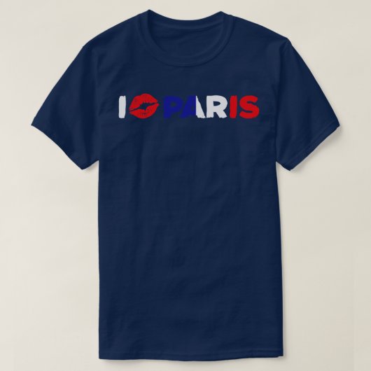 Ik hou van Parijs T-shirt (Design voorkant)