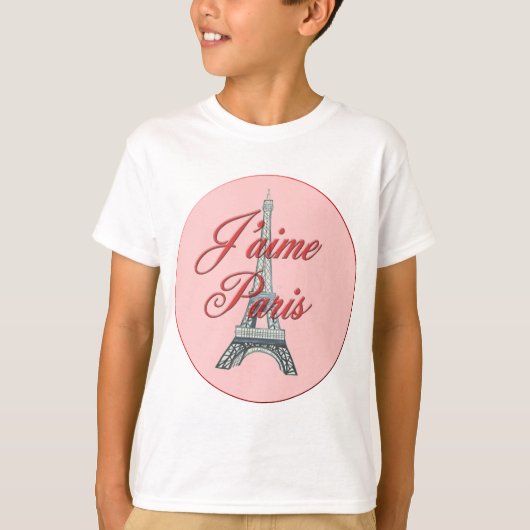 Ik hou van Parijs T-shirt (Voorkant)