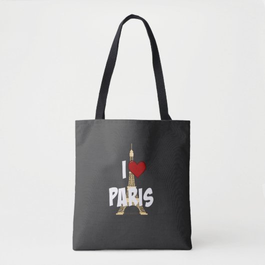 Ik hou van Parijs Tote Bag (Voorkant)