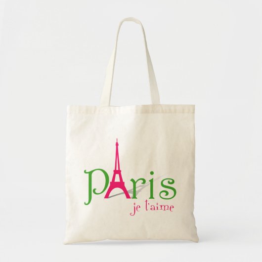 Ik hou van Parijs Tote Bag (Voorkant)