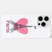 Ik hou van Paris Eiffeltoren Frankrijk Cadeau Case-Mate iPhone Case (Achterkant (horizontaal))