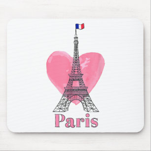 Ik hou van Paris Eiffeltoren Frankrijk Cadeau Muismat
