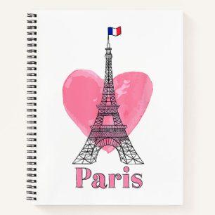 Ik hou van Paris Eiffeltoren Frankrijk Cadeau Notitieboek