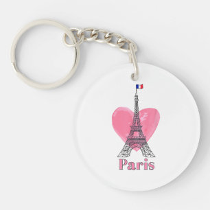 Ik hou van Paris Eiffeltoren Frankrijk Cadeau Sleutelhanger