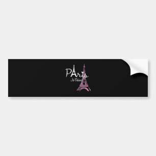 Ik hou van Paris Eiffeltoren Frankrijk Frans Souve Bumpersticker