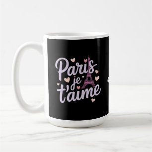 Ik hou van Paris Je t'aime Eiffel Tower Frankrijk  Koffiemok