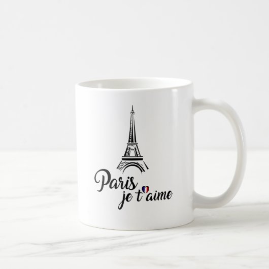Ik hou van Paris Je t'aime Koffiemok (Rechts)