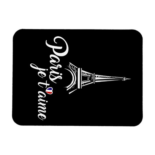 Ik hou van Paris Je t'aime Magneet (Horizontaal)