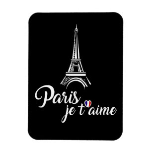 Ik hou van Paris Je t'aime Magneet
