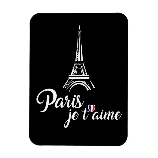 Ik hou van Paris Je t'aime Magneet (Verticaal)