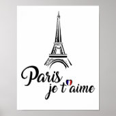 Ik hou van Paris Je t'aime Poster (Voorkant)