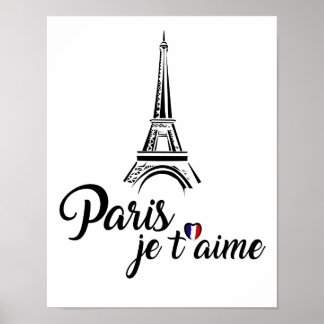Ik hou van Paris Je t'aime Poster