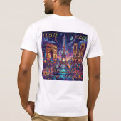 IK HOU VAN PARIS ONTWERP  T-SHIRT (Achterkant)