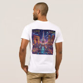 IK HOU VAN PARIS ONTWERP  T-SHIRT (Achterkant volledig)