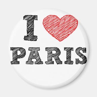 Ik hou van Paris Sketch Magneet