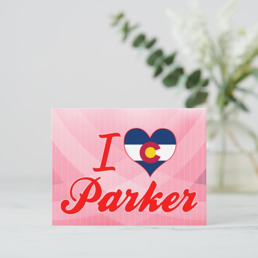 Ik hou van Parker, Colorado Briefkaart (Staand voorkant)