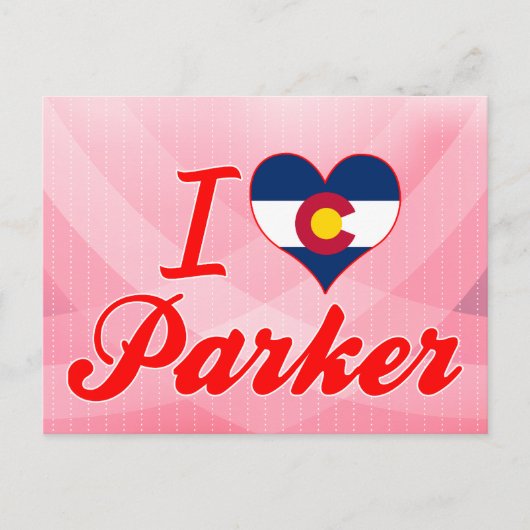 Ik hou van Parker, Colorado Briefkaart (Voorkant)