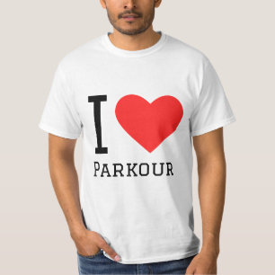 Ik hou van parkour t-shirt