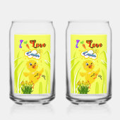 Ik hou van Pasen Blikvorm Glas (Achterkant)