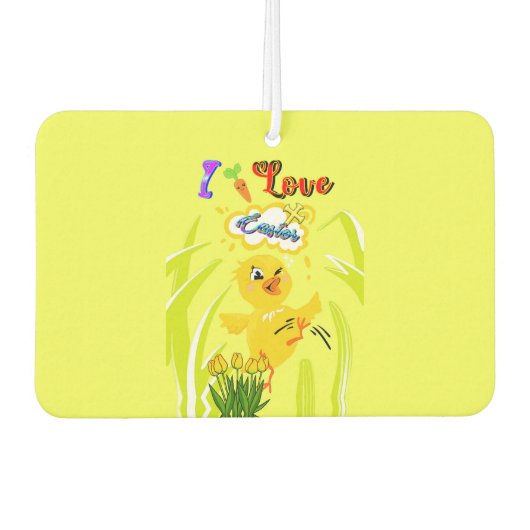 Ik hou van Pasen Luchtverfrisser (Voorkant)