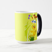 Ik hou van Pasen Magische Mok (Voorkant rechts)