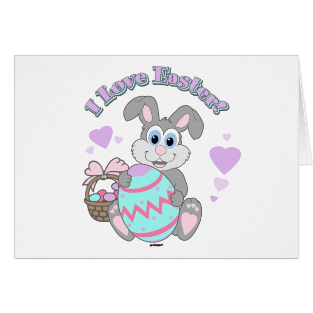 Ik hou van Pasen! Paasbunny (Voorkant Horizontaal)
