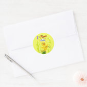 Ik hou van Pasen Ronde Sticker (Envelop)