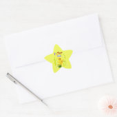 Ik hou van Pasen Ster Sticker (Envelop)