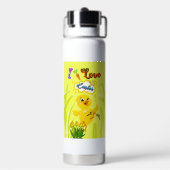 Ik hou van Pasen Waterfles (Achterkant)