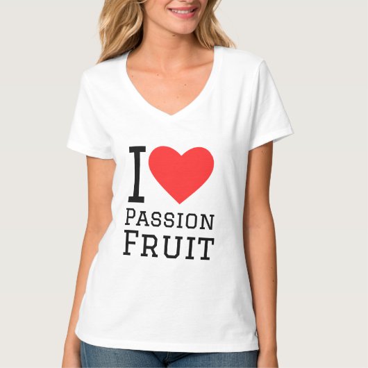 Ik hou van passievrucht t-shirt (Voorkant)