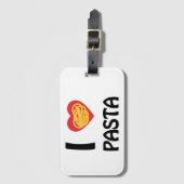 Ik hou van Pasta Bagagelabel (Voorkant (verticaal))