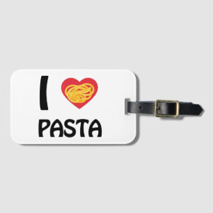 Ik hou van Pasta Bagagelabel