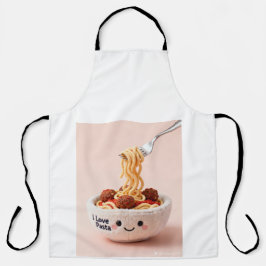 Ik Hou Van Pasta Italiaanse Chef Kookschort Schort