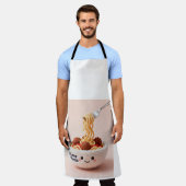 Ik Hou Van Pasta Italiaanse Chef Kookschort Schort (Gedragen)