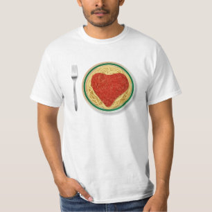 Ik hou van pasta t-shirt