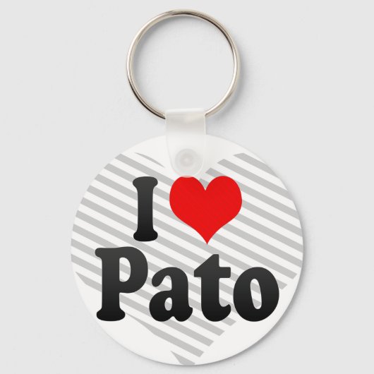Ik hou van Pato Sleutelhanger (Voorkant)